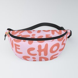 (Pink+Coral Red) If You Are Neutral In Situations Of Injustice You Have Chosen The Side Of The Oppressor Fanny Pack
