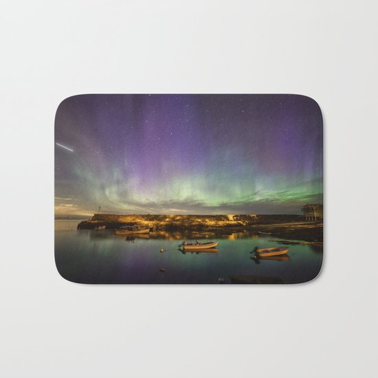Aurora and the ISS Bath Mat