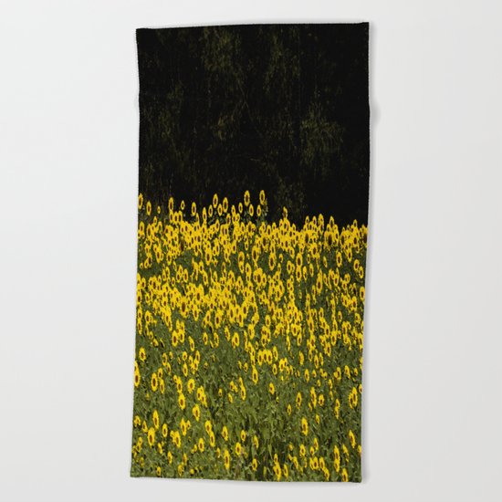 Sunflowers Beach Towel