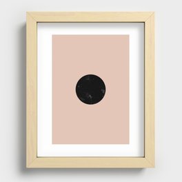 A Circle on Blush Art Recessed Framed Print