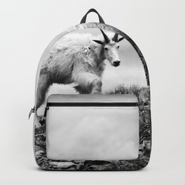 MOUNTAIN GOATS // 1 Backpack | Wildlife, Montana, Nature, Exotic, Goat, Mountain, Furry, Summit, Highaltitude, Animal 