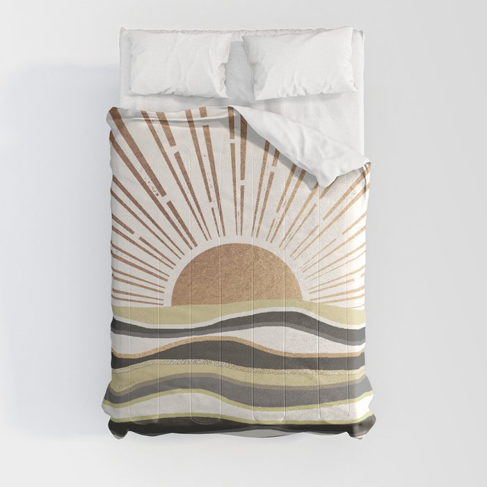 Sun Breeze-Vanilla shade Comforter