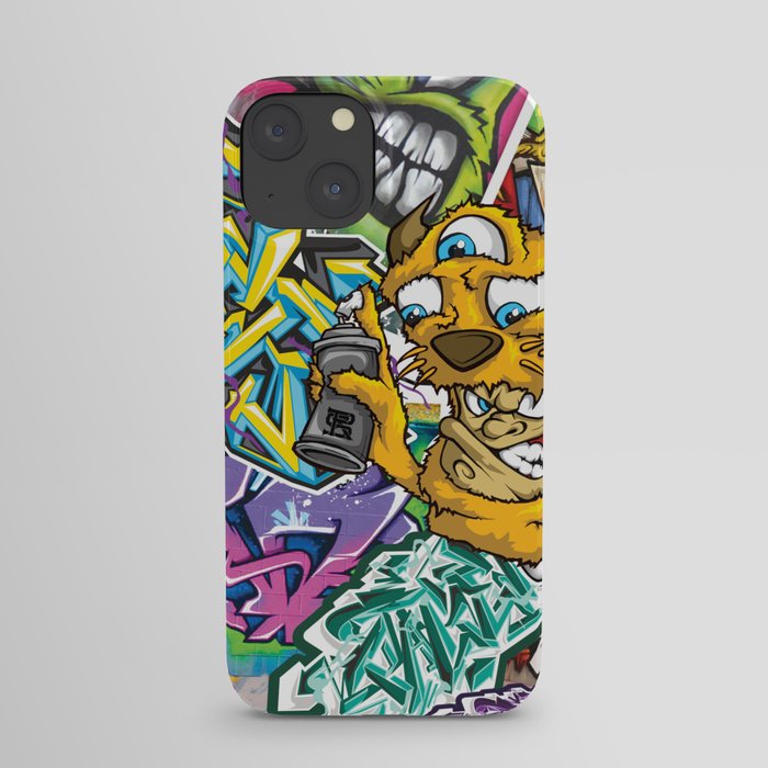 PAGER Collage Royal Stain iPhone Case