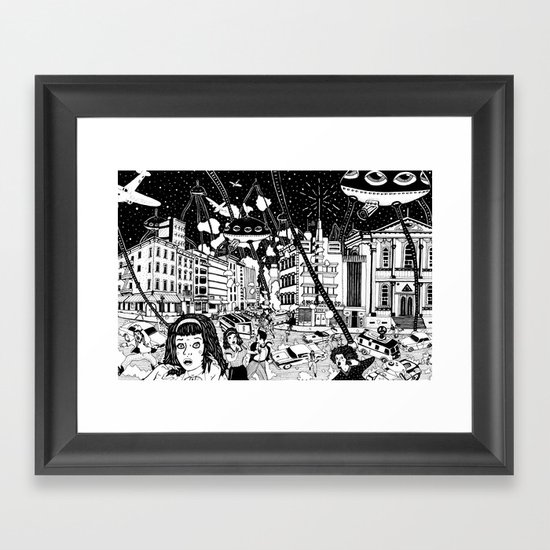paranoia Framed Art Print