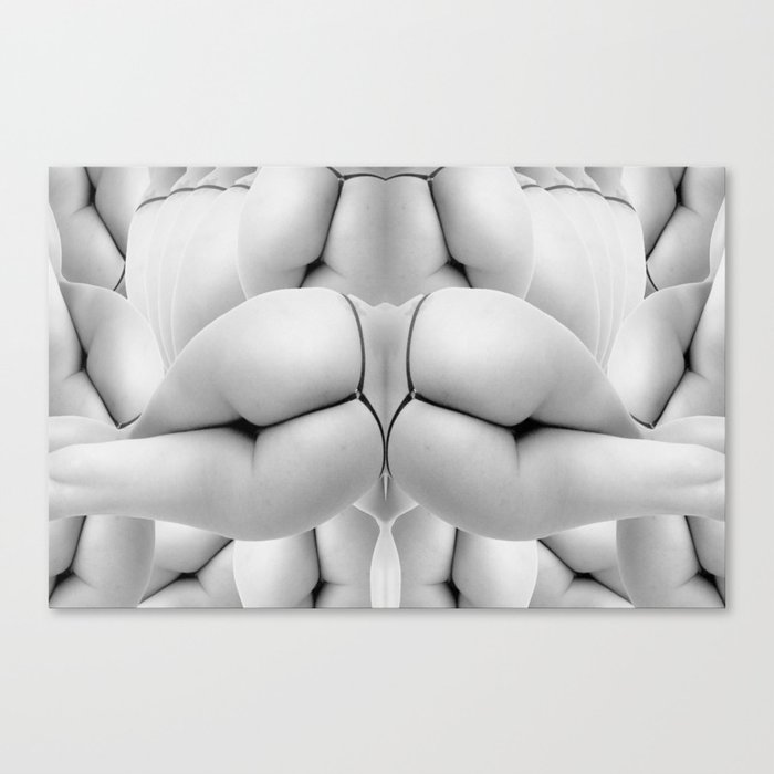 Booty Wall Paper Canvas Print