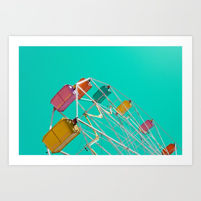 Ferris Wheel - 2, Northern Michigan Art Print
