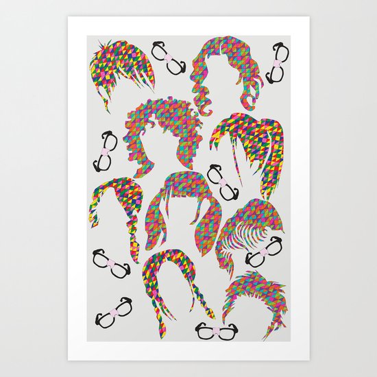 Girl Geek Power! Art Print