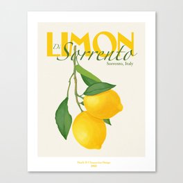 Limon Di Sorrento Canvas Print