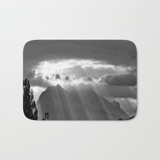 Rays From The Sky Bath Mat