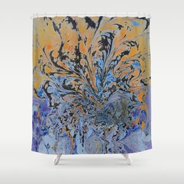 Phychedelic Sunset Shower Curtain