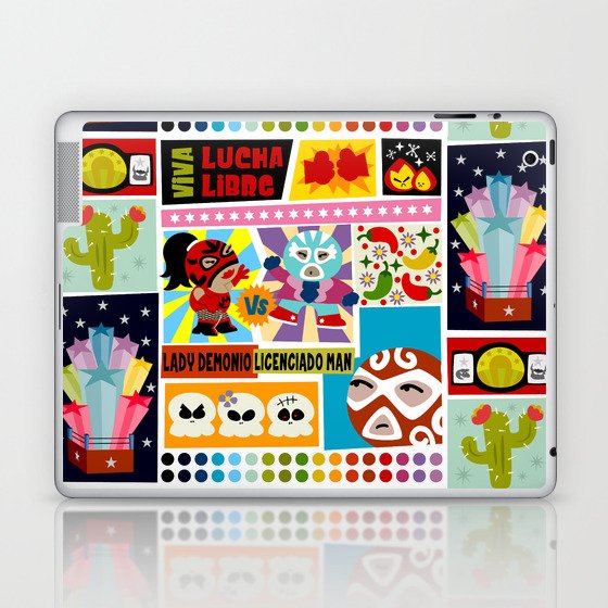 Viva Lucha Libre Laptop & iPad Skin