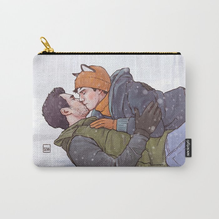 Winter Smooches Carry-All Pouch