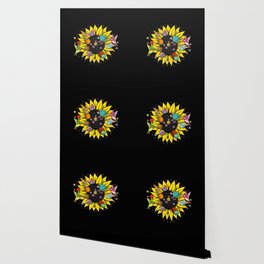 Sunflower Space Solar System Wallpaper