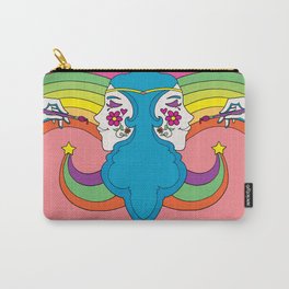Cloud Painter Carry-All Pouch | Flowerpower, Psych, Drawing, 60S, Rainbow, Dawnaquarius, Hippie, Psychedelic, Ink Pen, Popart 