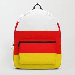 South Ossetia Flag Backpack | Alania, Southossetiaflag, Tricolor, Ossetia, Southossetia, Ossetian, Graphicdesign, South, White, Yellow 