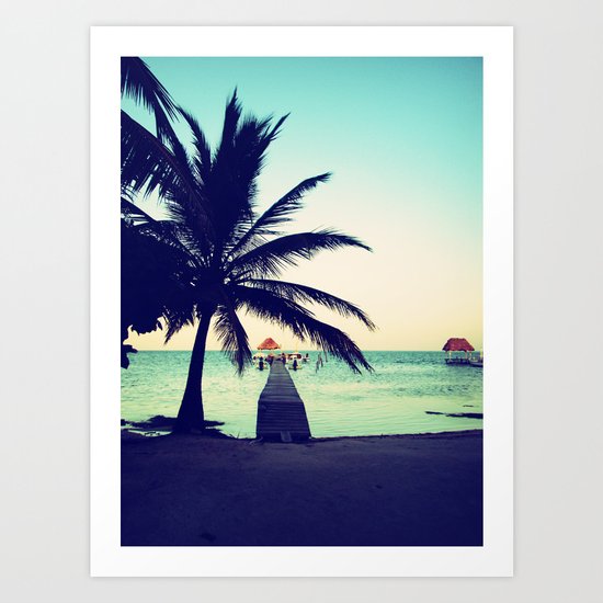 Road to paradise Art Print