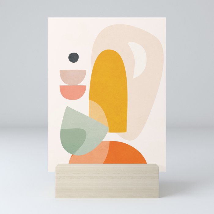 Playful Geometry 04 Mini Art Print