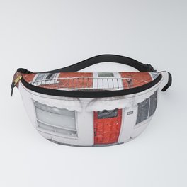 Montreal - Facade blanc rouge Fanny Pack