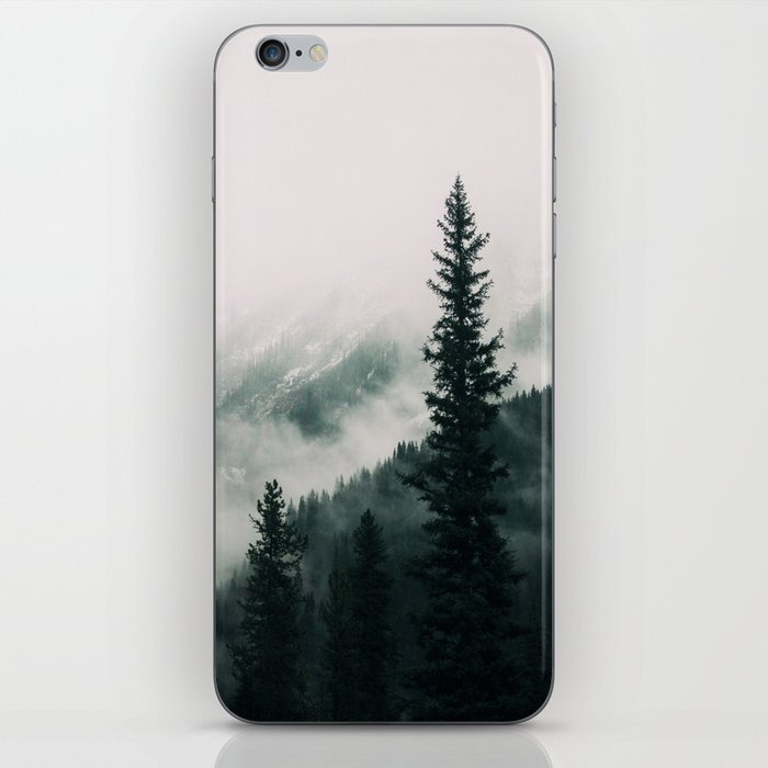Over the Mountains and trough the Woods -  Forest Nature Photography iPhone Skin