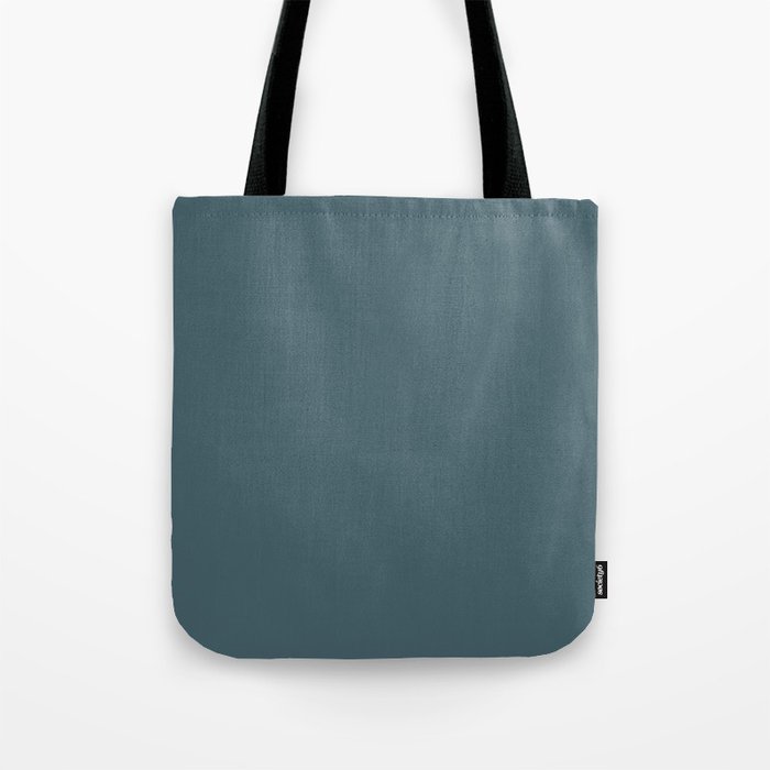 Tempe Star deep dusty blue solid color modern abstract pattern  Tote Bag