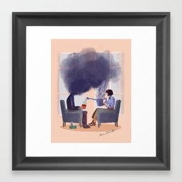 Therapy Framed Art Print