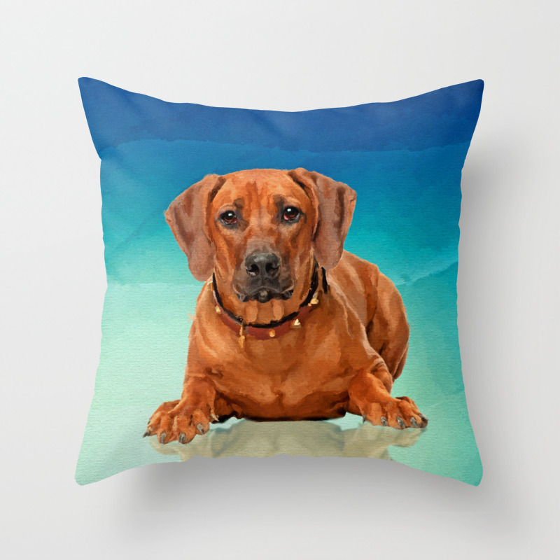 rhodesian ridgeback pillow