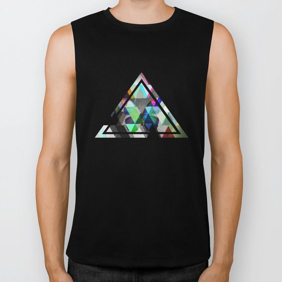 geometric Biker Tank