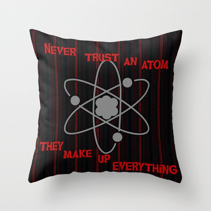 Science Joke Throw Pillow