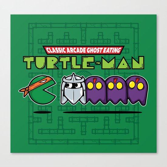 Hero in a Pac-Shell (Mikey) Canvas Print