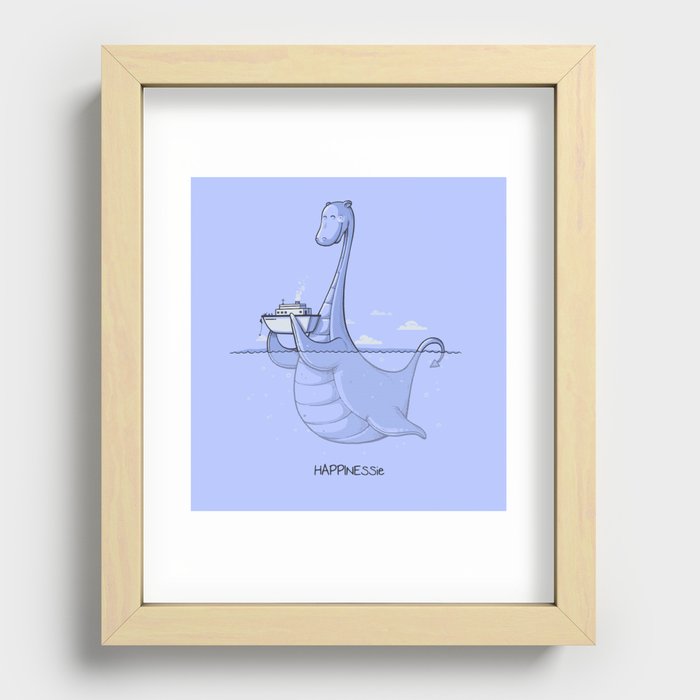 HAPPINESSie Recessed Framed Print