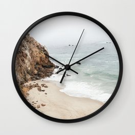 Malibu Coast Beach California Wall Clock | Travel, Photograph, Beach, Malibu, Waves, Nature, Color, Digital, Coastal, Ocean 