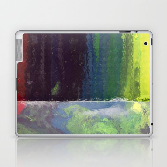 CRAYON LOVE: Rainbow Falls Laptop & iPad Skin