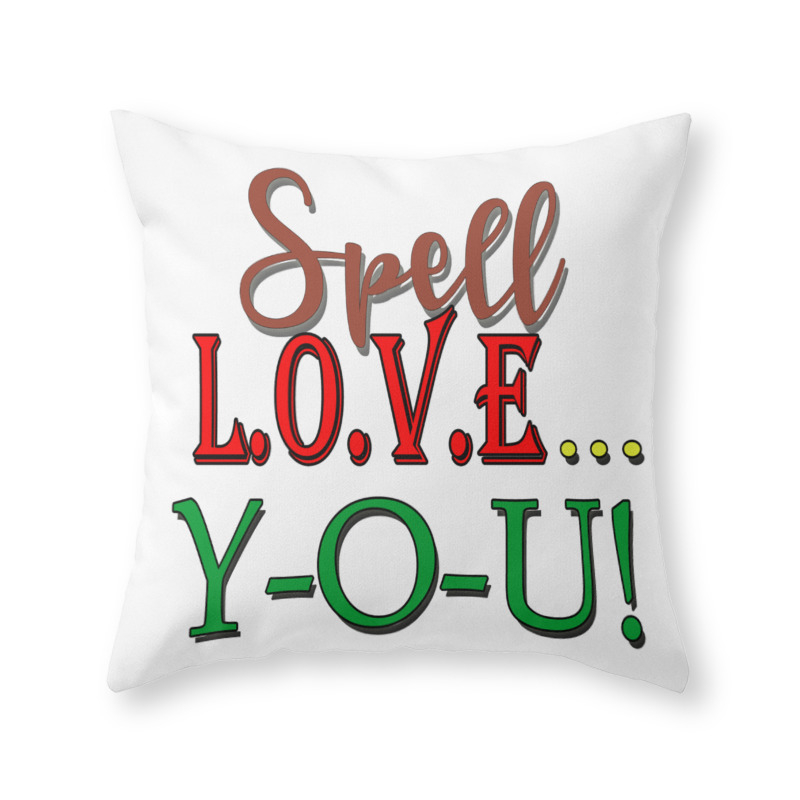 Society6I Love You Throw Pillow by Society6I Love You Throw Pillow by