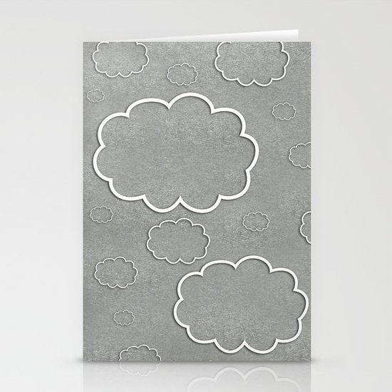 Cartoon Sky Stationery Cards