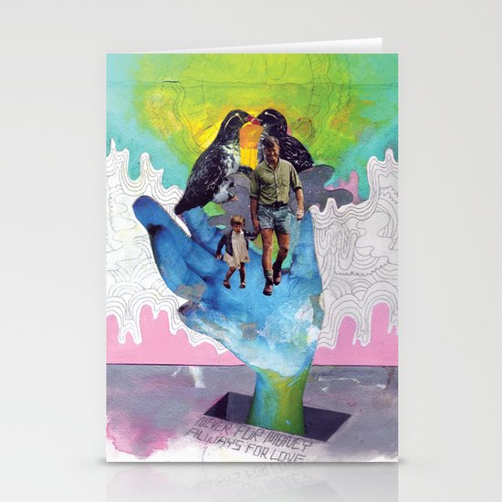 Never for Money Always for Love Stationery Cards