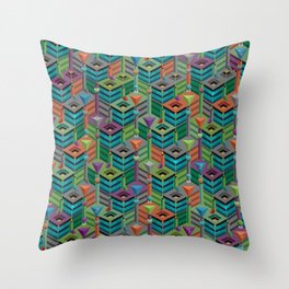 SynchroniCITY Throw Pillow