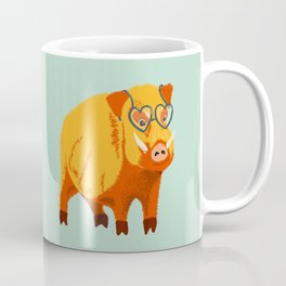 Funny Boar Pig Cute Geek Mug