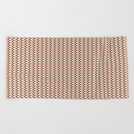 Geometric Cutting Board Pattern in Pink Beach Towel