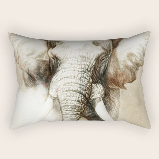 Elephant Rectangular Pillow