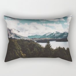 Argentina Photography - Beautiful Forest Among The Majestic Landscape Rectangular Pillow