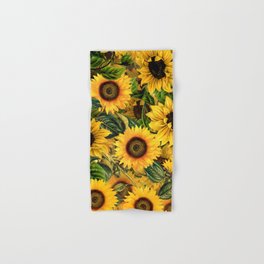 Sunflower Hand Bath Towels For Any Bathroom Decor Society6