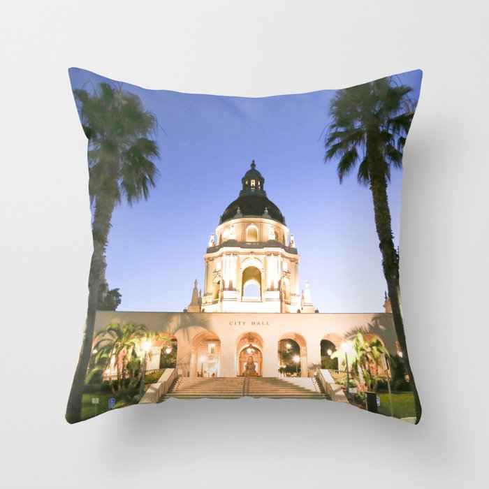 City Hall Pasadena California Throw Pillow