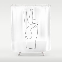 Peace Shower Curtain