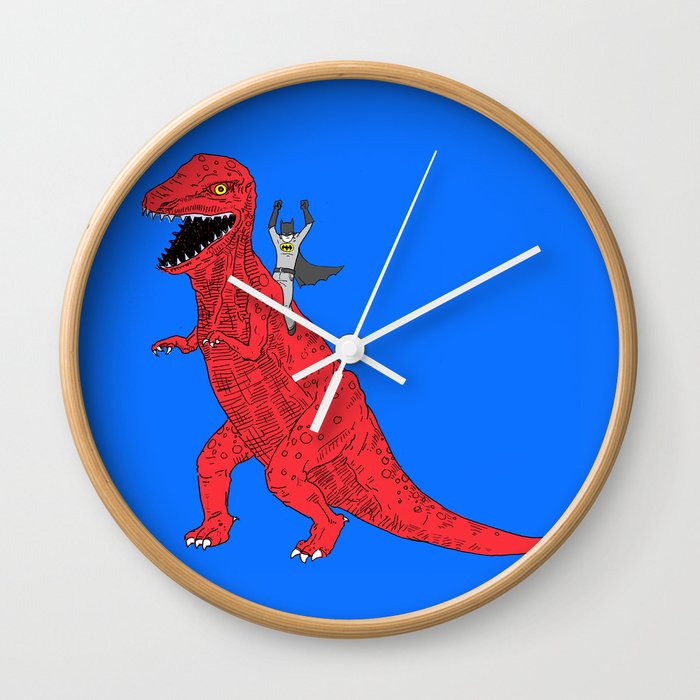 Dinosaur B Forever Wall Clock