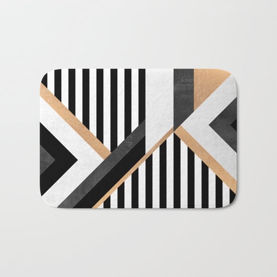 Stripe Combination Bath Mat