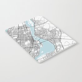 Montreal City Map of Canada - Circle Notebook