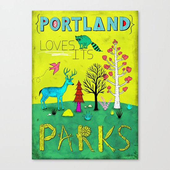 Portland Parks Canvas Print