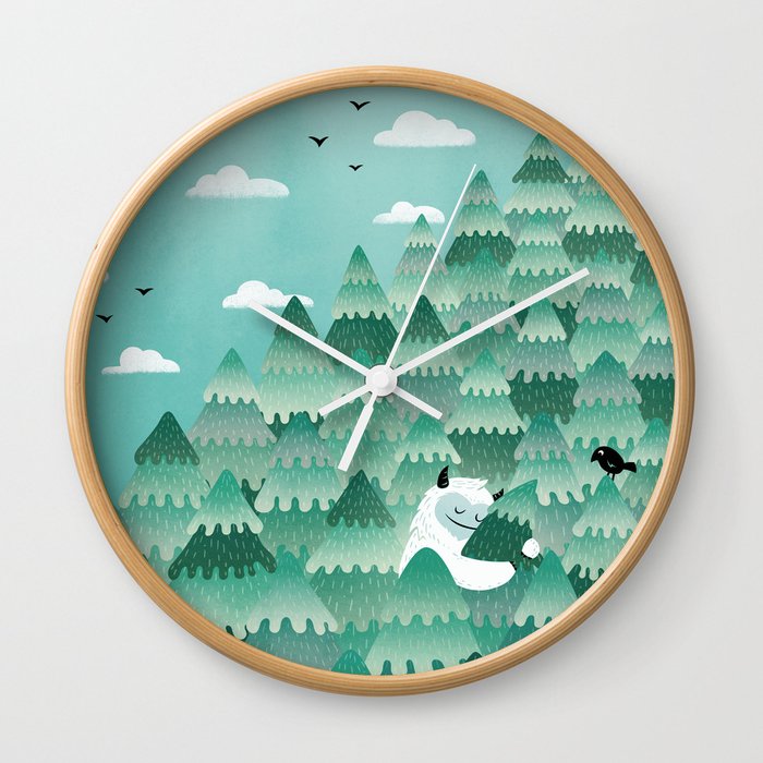 Tree Hugger (Spring & Summer version) Wall Clock