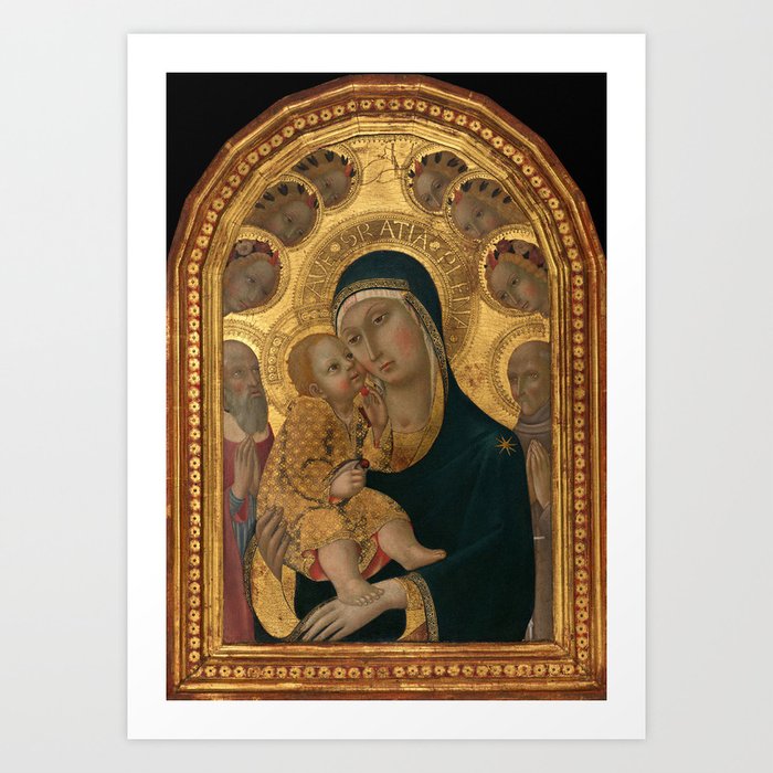 Madonna And Child 1459 Art Print