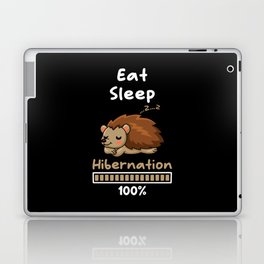 Eat Sleep Hibernation 100 Hedgehogs Laptop Skin